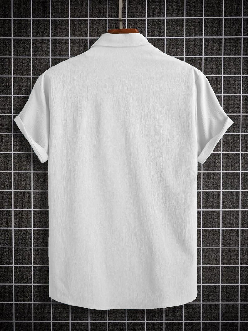 Men's Seersucker Comfort Shirt - White