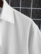 Men's Seersucker Comfort Shirt - White