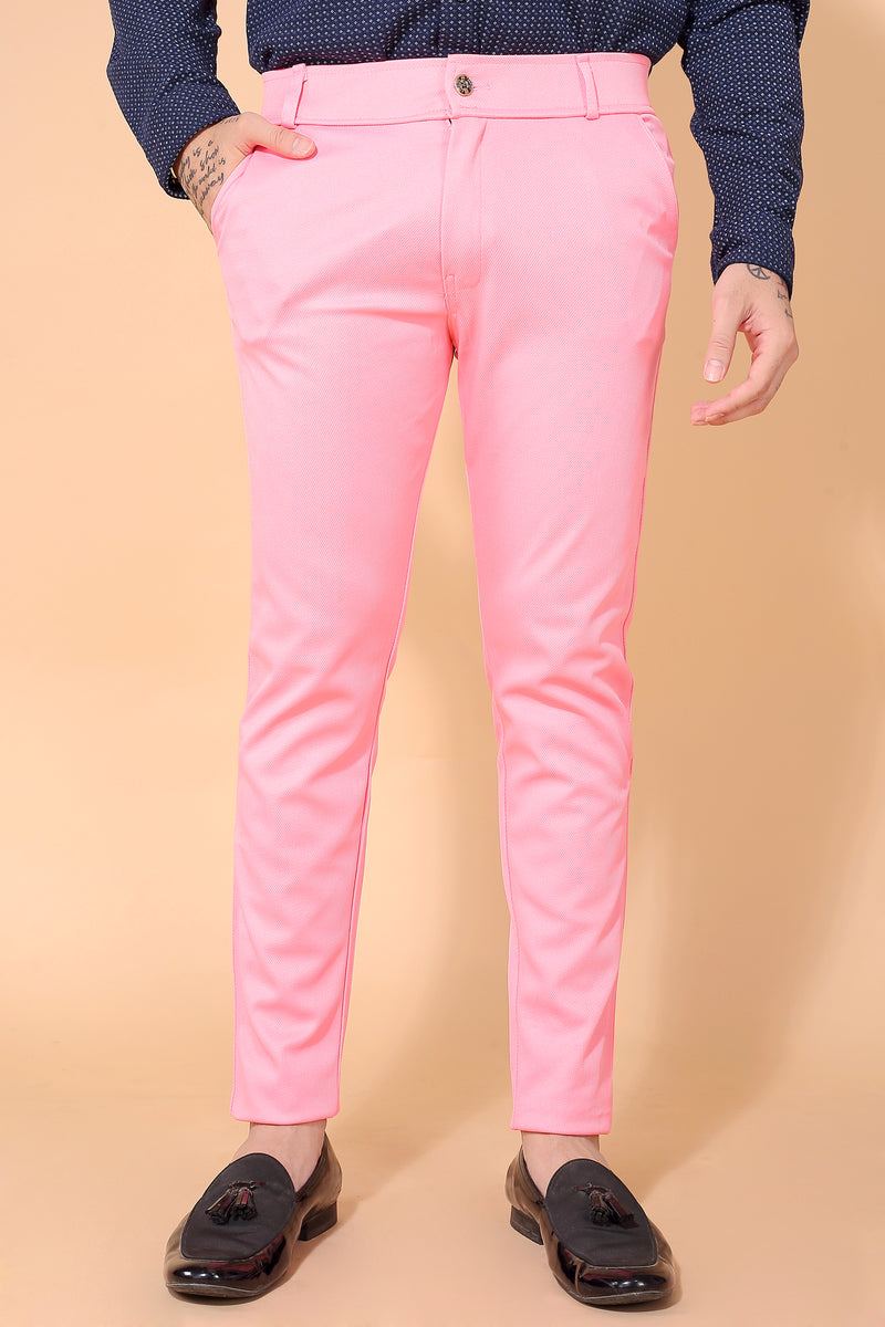 Light Pink Slim Fit Chinos, Chino Pant, Chino Jeans, चिनो ट्राउजर -  Hemsters, Mumbai | ID: 25386480173