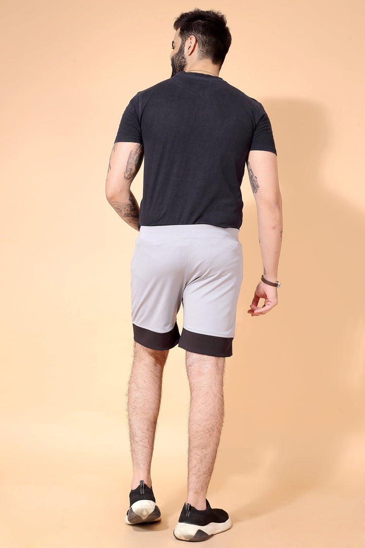 CITY SLICKER STRETCH GREY SHORTS Dvilla