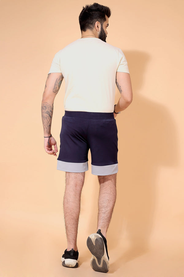 CITY SLICKER STRETCH NAVY BLUE SHORTS Dvilla